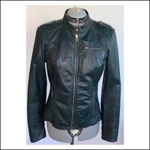 Danier Leather - Green Leather Jacket